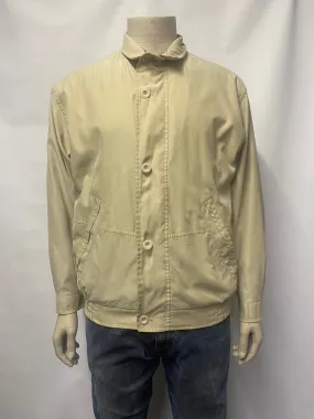 Trek and Travel Vintage Beige Lightweight Bomber Jacket Small