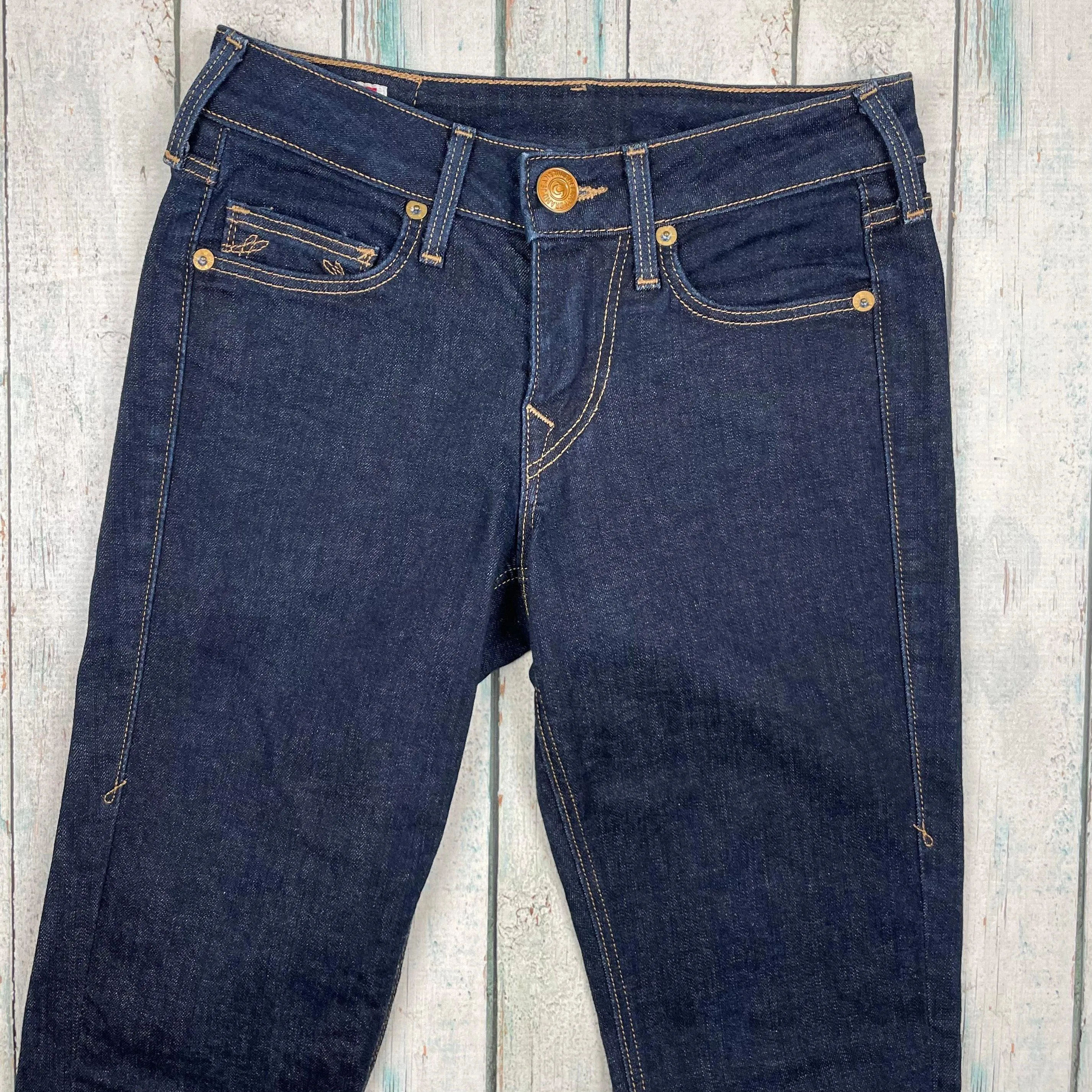 True Religion 'Halle' Super Skinny Jeans- Size 24 or 6 AU