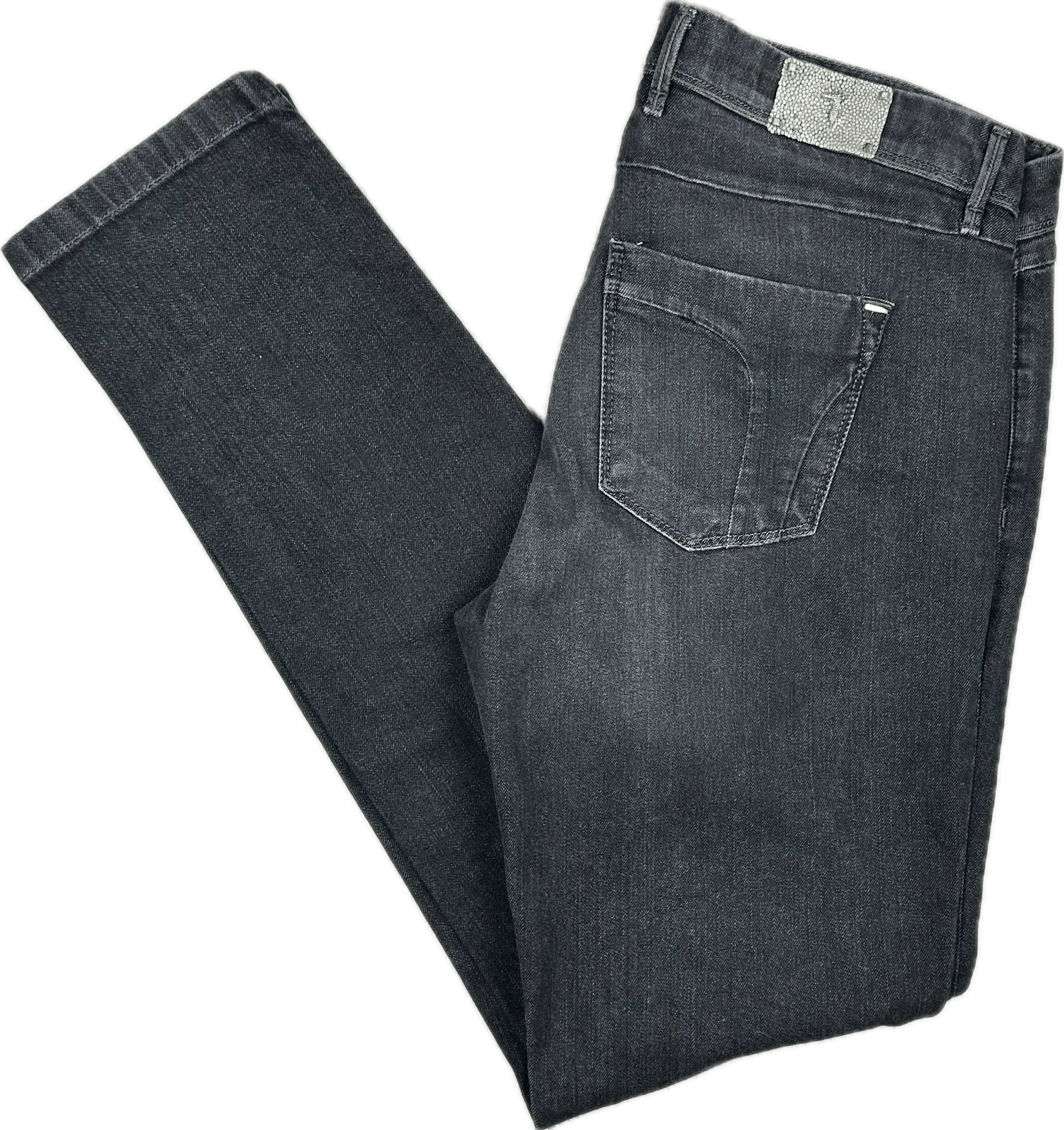 Trussardi Jeans - Italian 'Long Skinny' Grey Jeans - Size 30