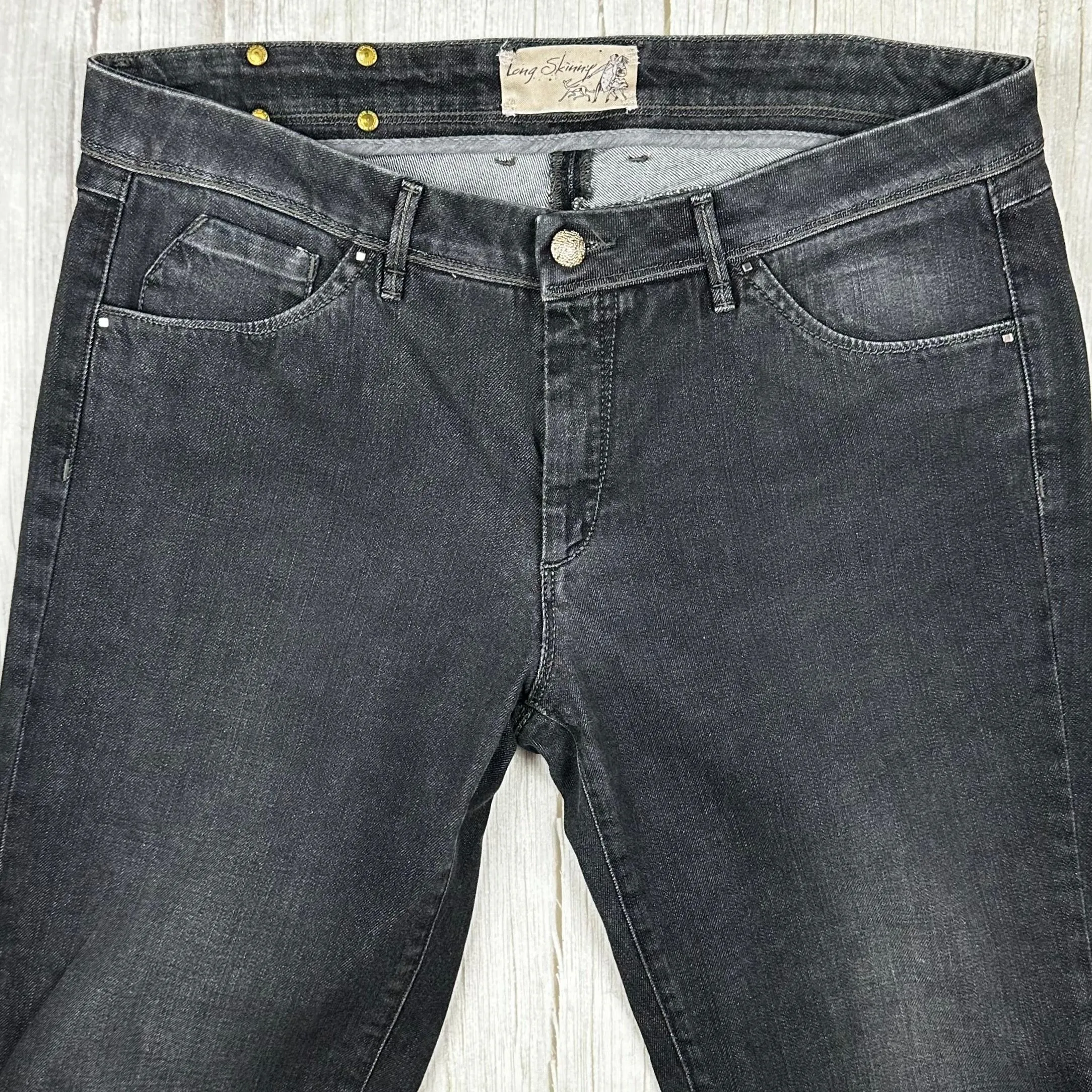 Trussardi Jeans - Italian 'Long Skinny' Grey Jeans - Size 30