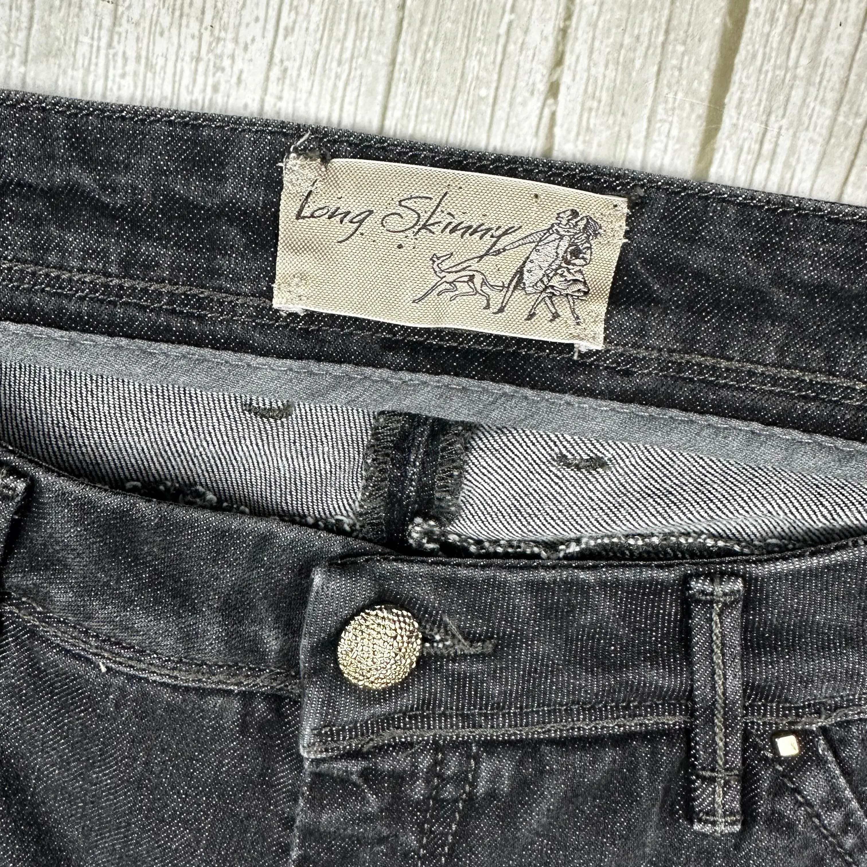 Trussardi Jeans - Italian 'Long Skinny' Grey Jeans - Size 30