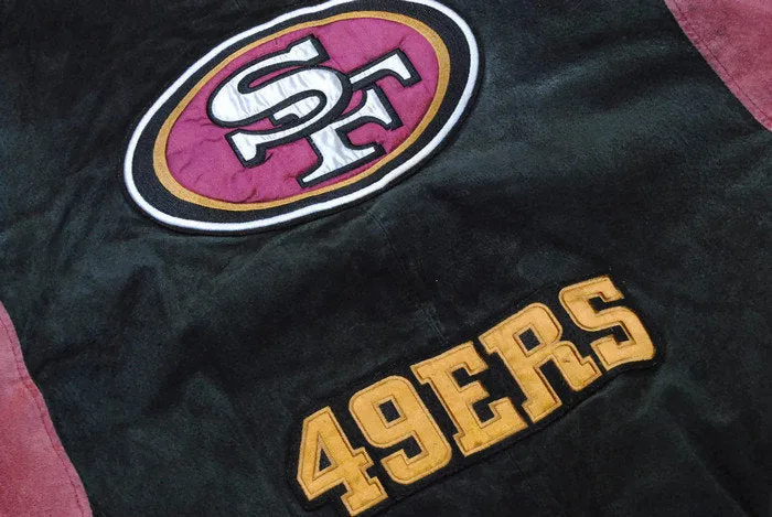 Vintage 49ERS San Francisco Leahter Bomber Jacket XLarge