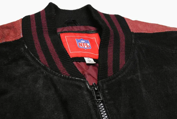 Vintage 49ERS San Francisco Leahter Bomber Jacket XLarge