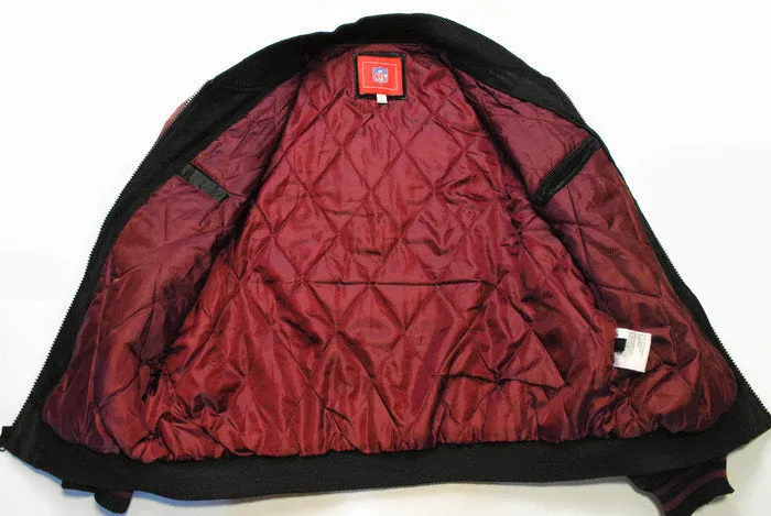 Vintage 49ERS San Francisco Leahter Bomber Jacket XLarge