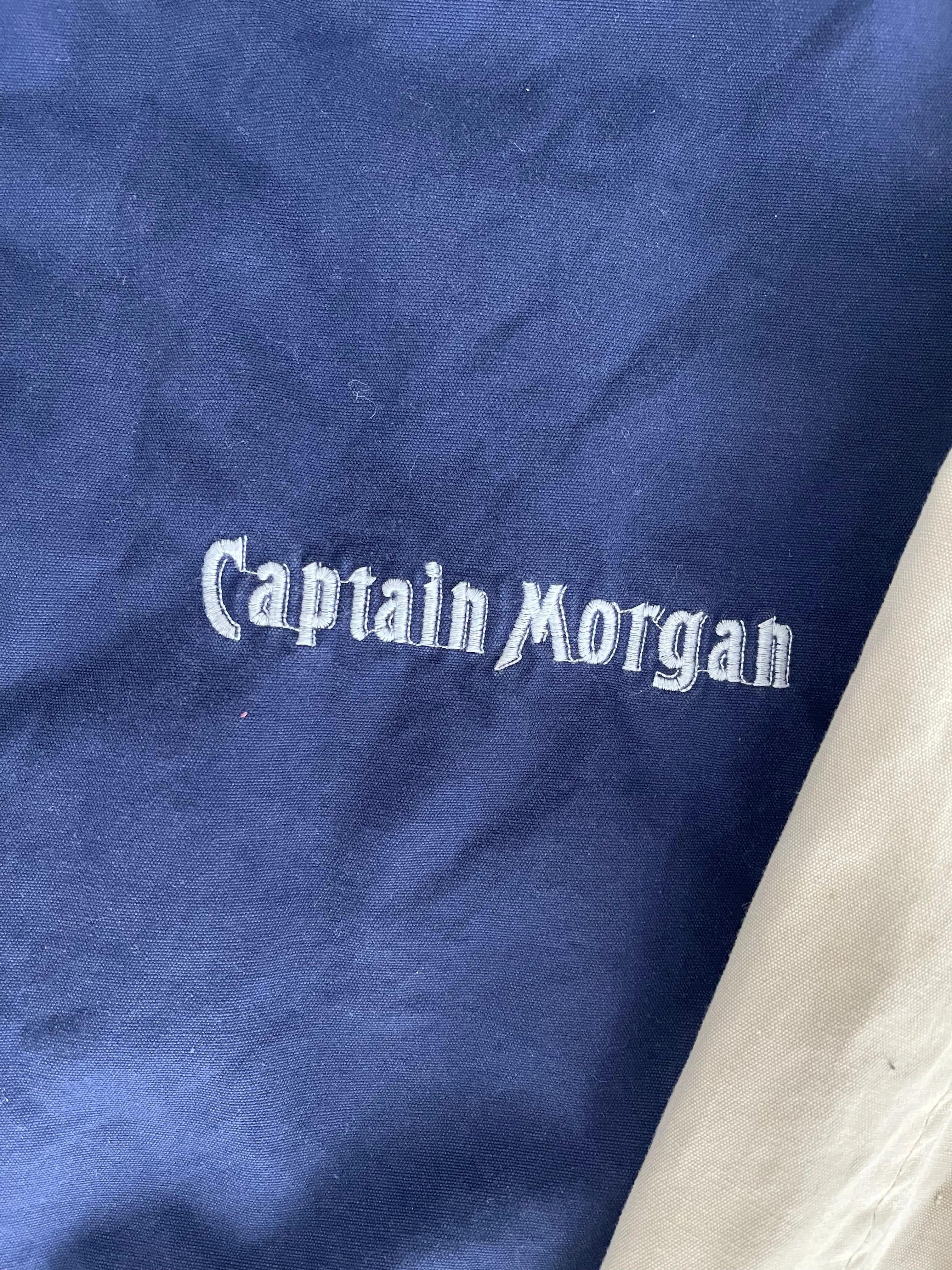 Vintage 90s Captain Morgan Rum Bomber Jacket L