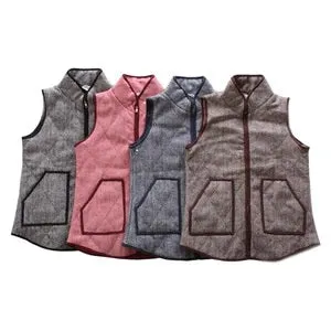 WOMEN'S HERRINGBONE VEST 4 Colors