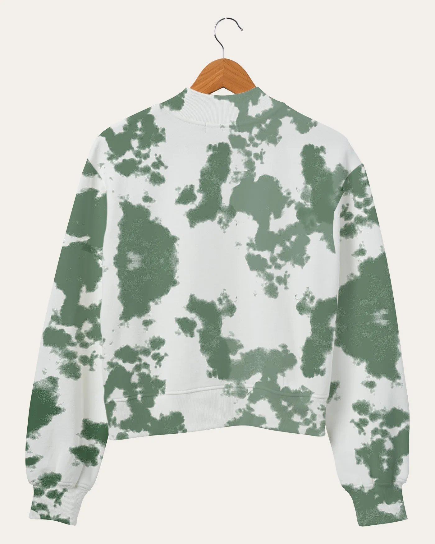 Women's NBA Milwaukee Bucks Tie Dye Mock Neck Fleece