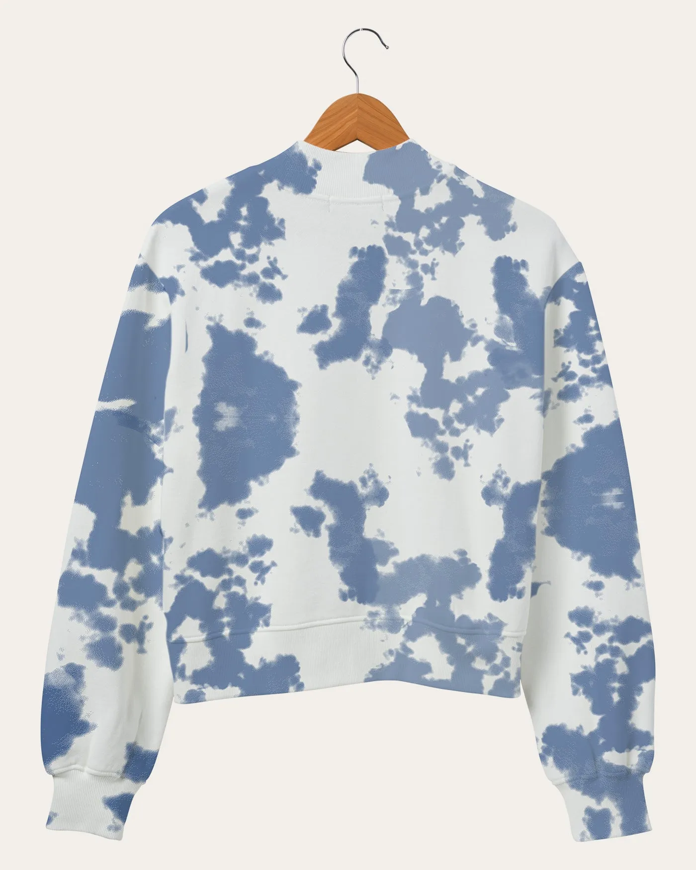 Women's NBA New York Knicks Tie Dye Mock Neck Fleece