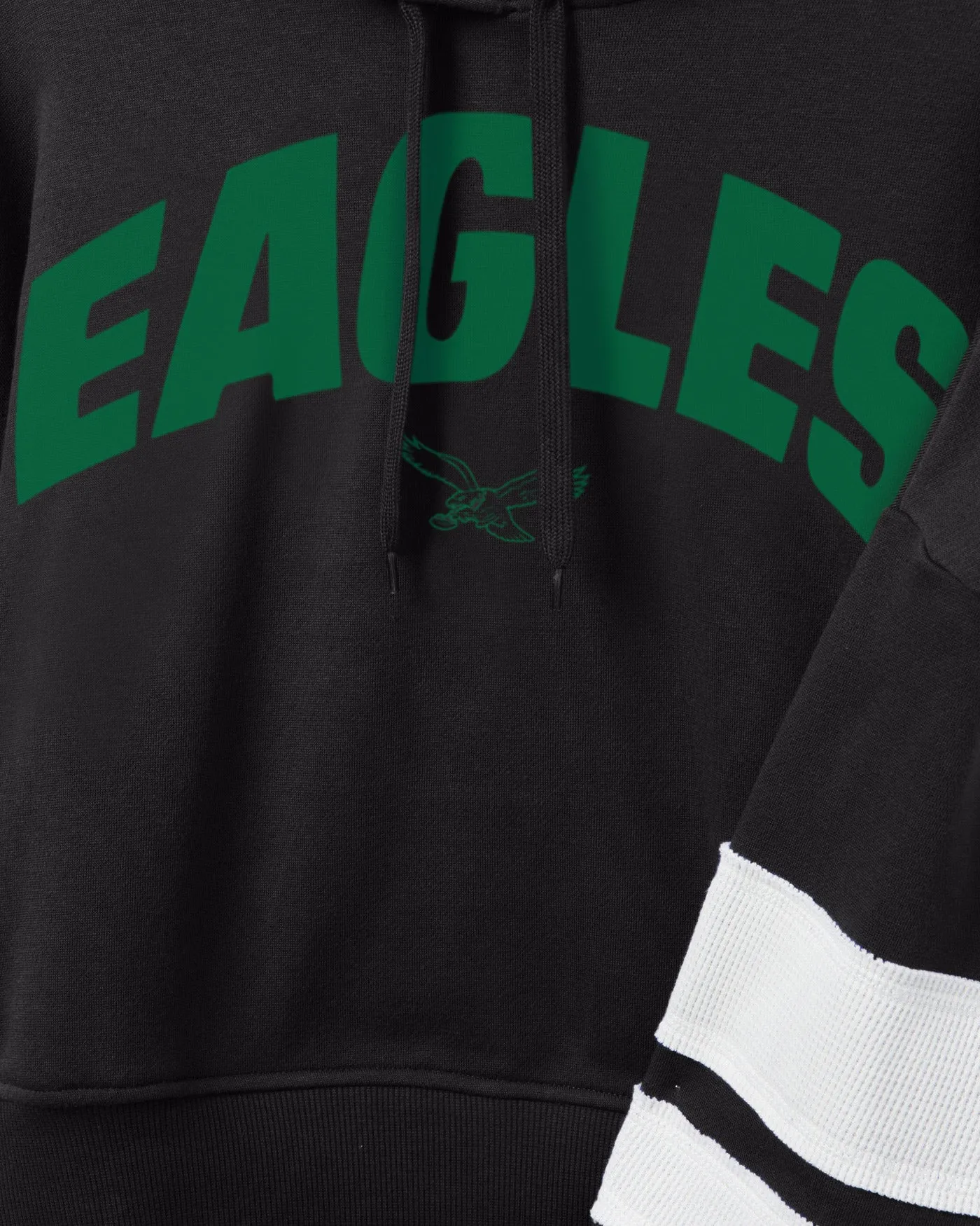 Women's NFL Eagles Sideline Striped Fleece