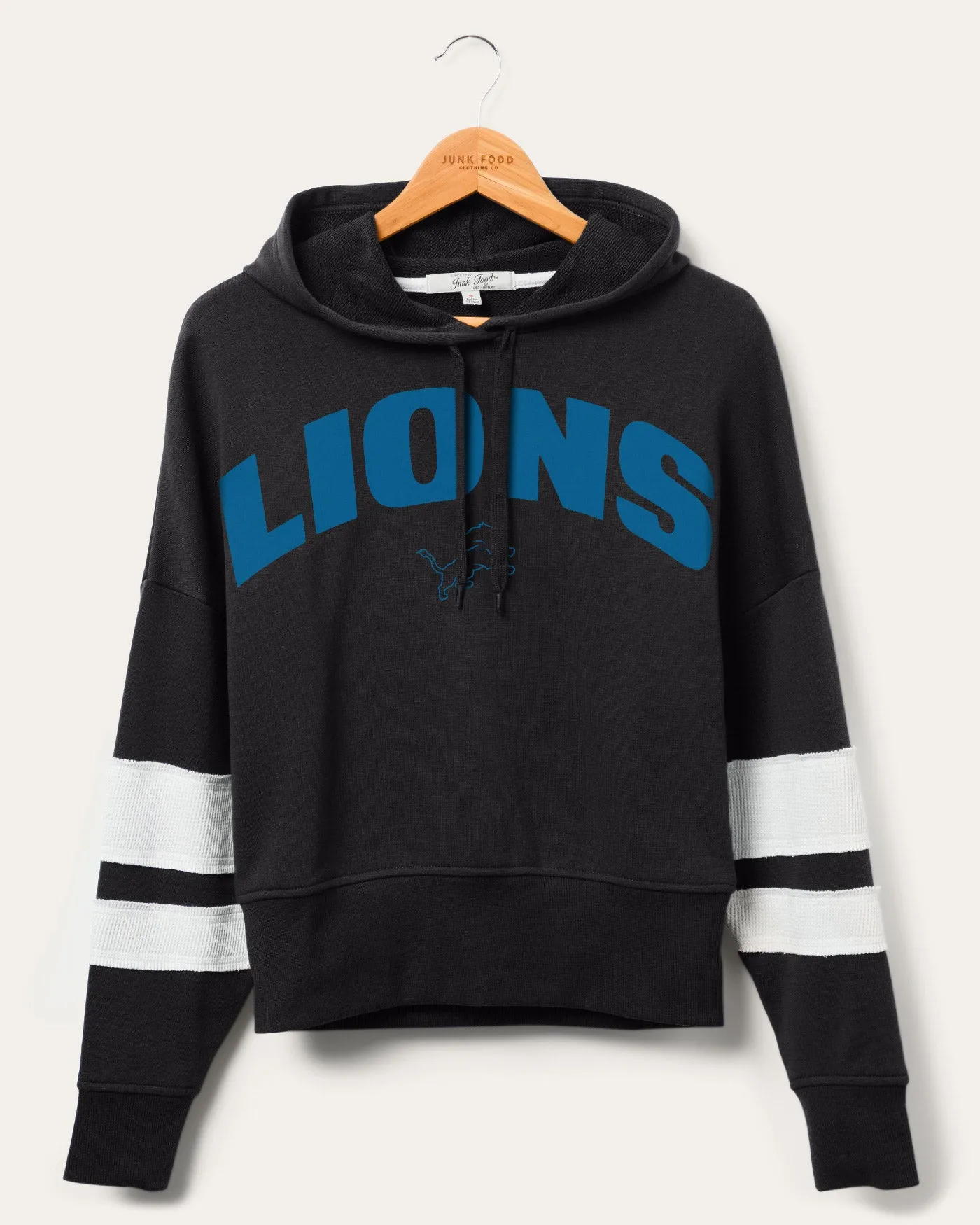 Women's NFL Lions Sideline Striped Fleece