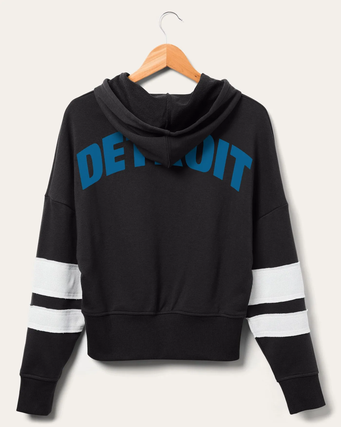 Women's NFL Lions Sideline Striped Fleece