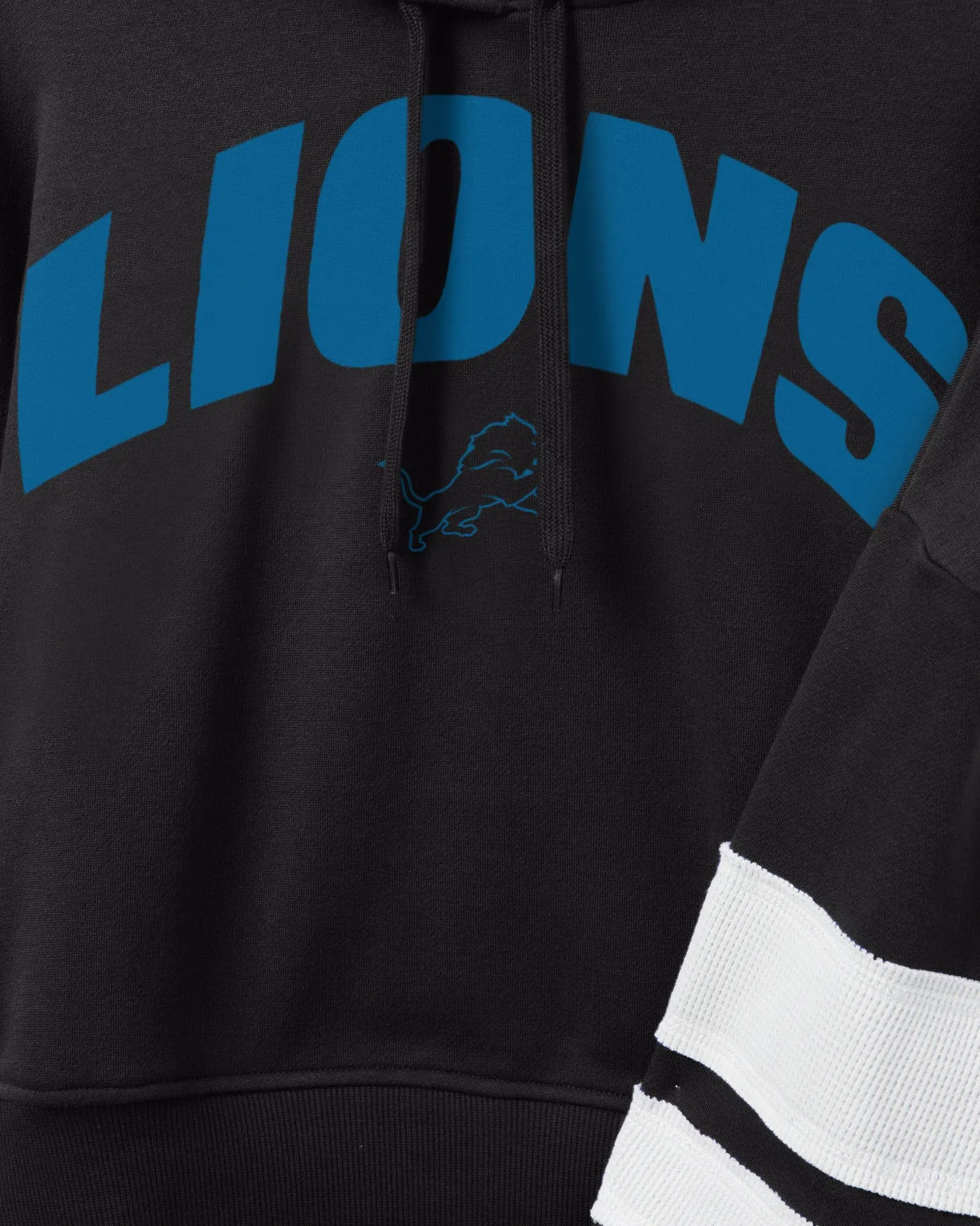 Women's NFL Lions Sideline Striped Fleece