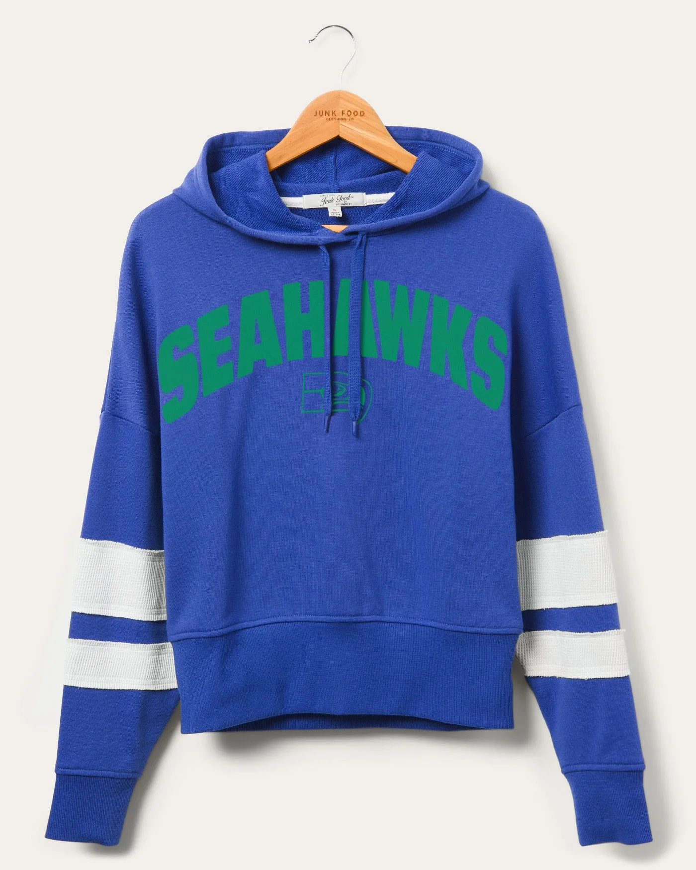 WOMENS SEAHAWKS SIDELINE STRIPED FLEECE