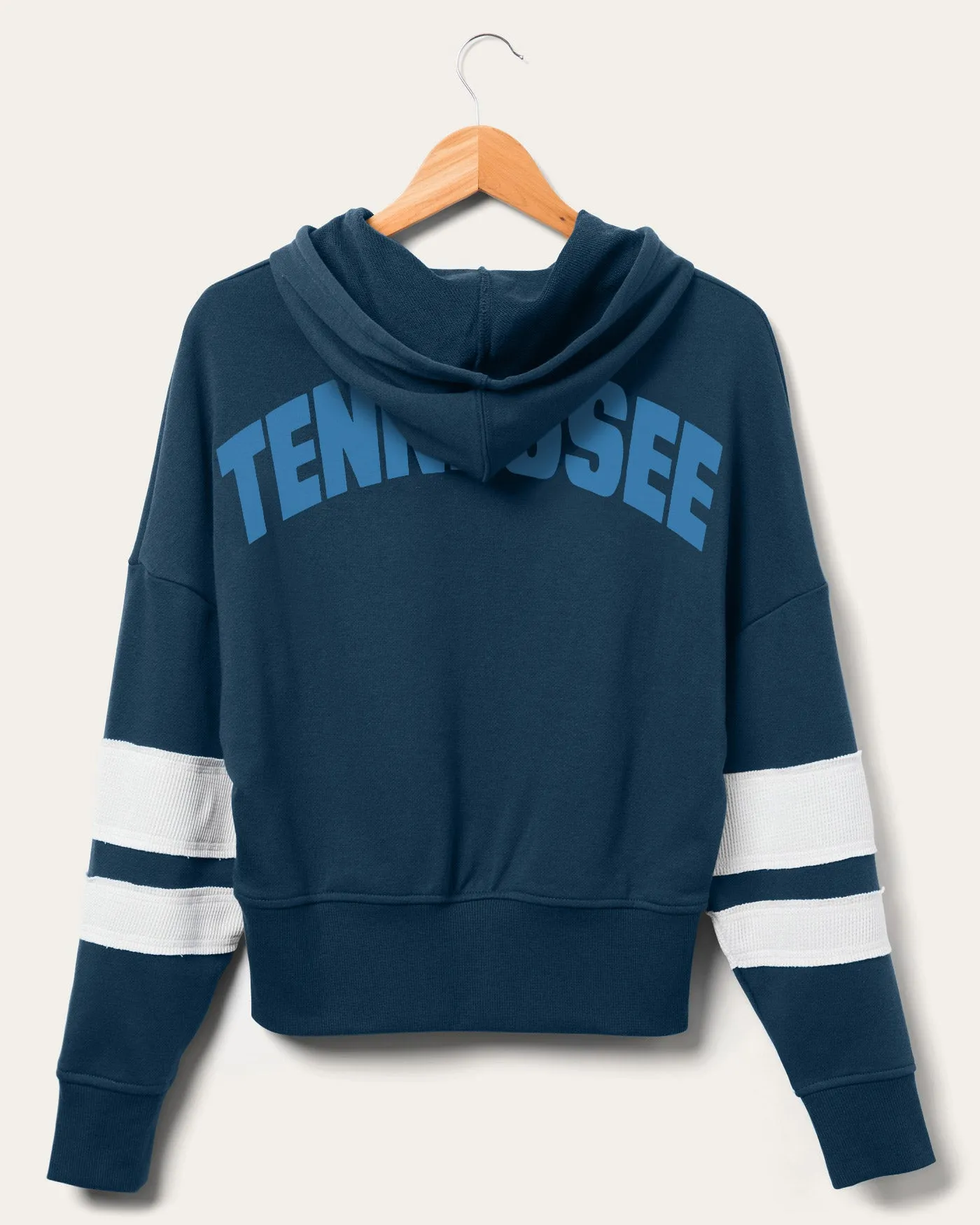 WOMENS TITANS SIDELINE STRIPED FLEECE