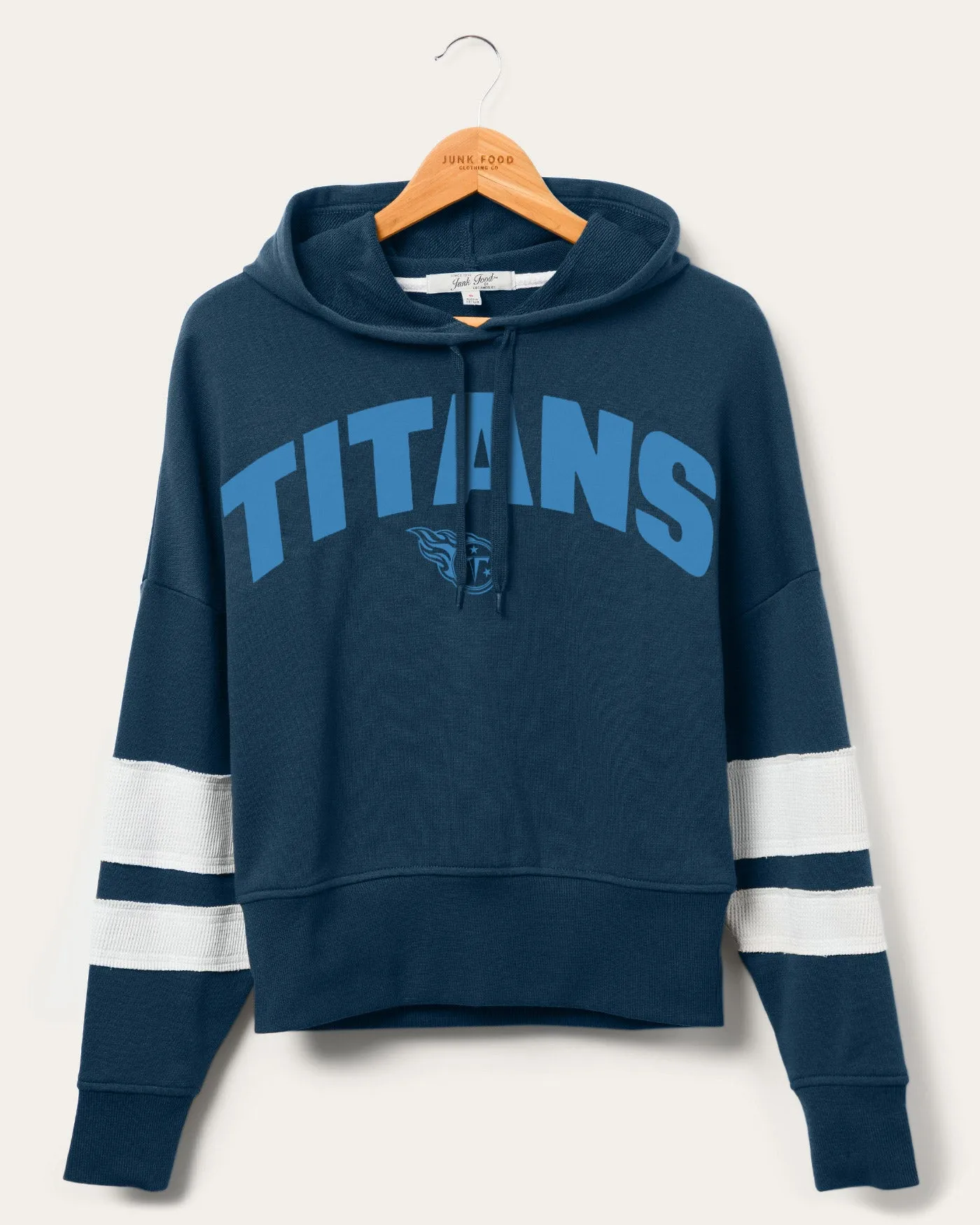 WOMENS TITANS SIDELINE STRIPED FLEECE